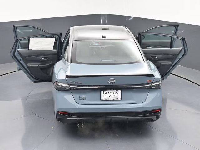 2026 Atlantic Gray/Super Black Nissan Sentra SR FWD Sedan