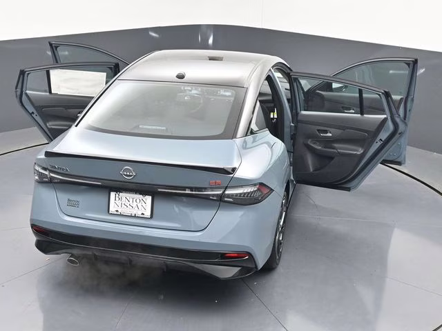 2026 Atlantic Gray/Super Black Nissan Sentra SR FWD Sedan