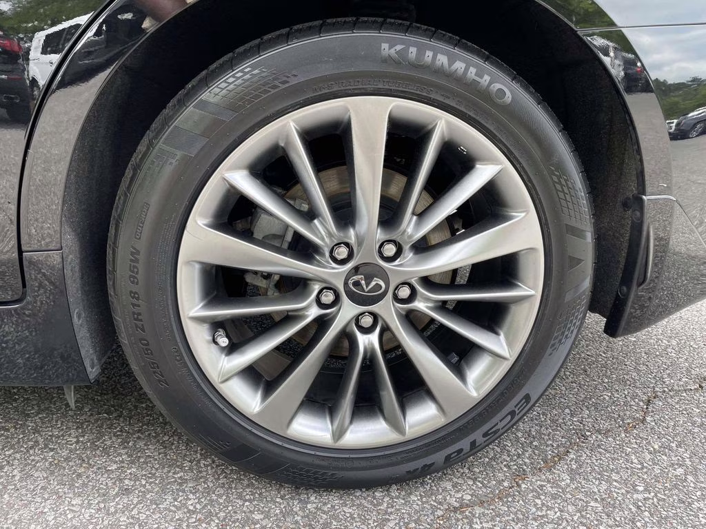 2023 Black Obsidian INFINITI Q50 LUXE AWD Sedan