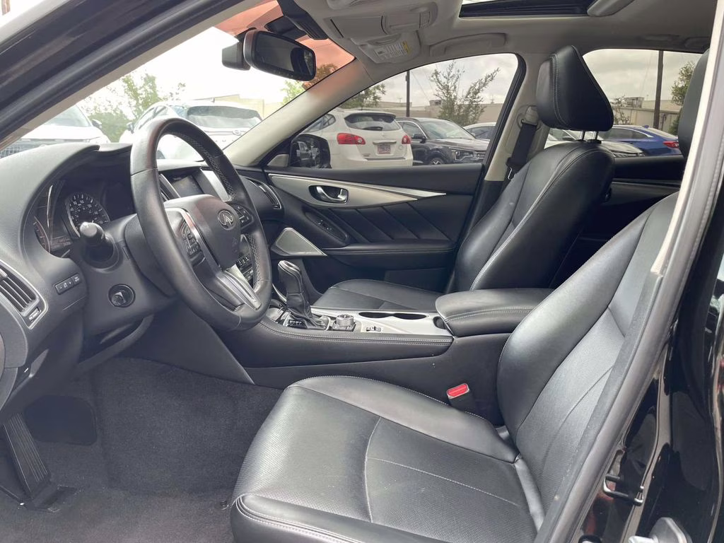 2023 Black Obsidian INFINITI Q50 LUXE AWD Sedan