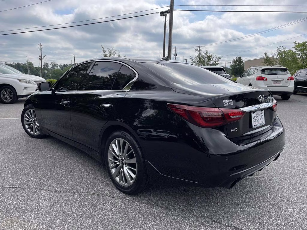 2023 Black Obsidian INFINITI Q50 LUXE AWD Sedan