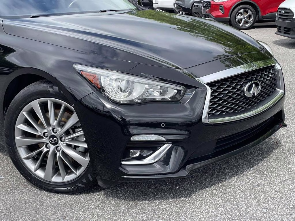 2023 Black Obsidian INFINITI Q50 LUXE AWD Sedan