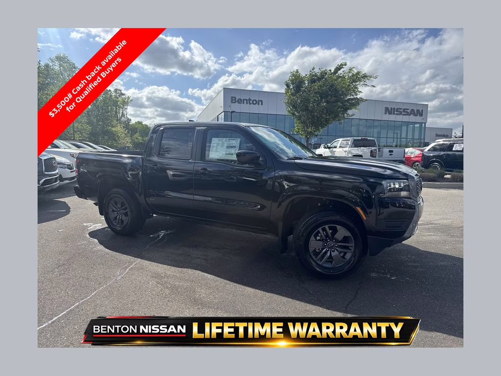 2026 Super Black Nissan Frontier SV 4X4 Truck