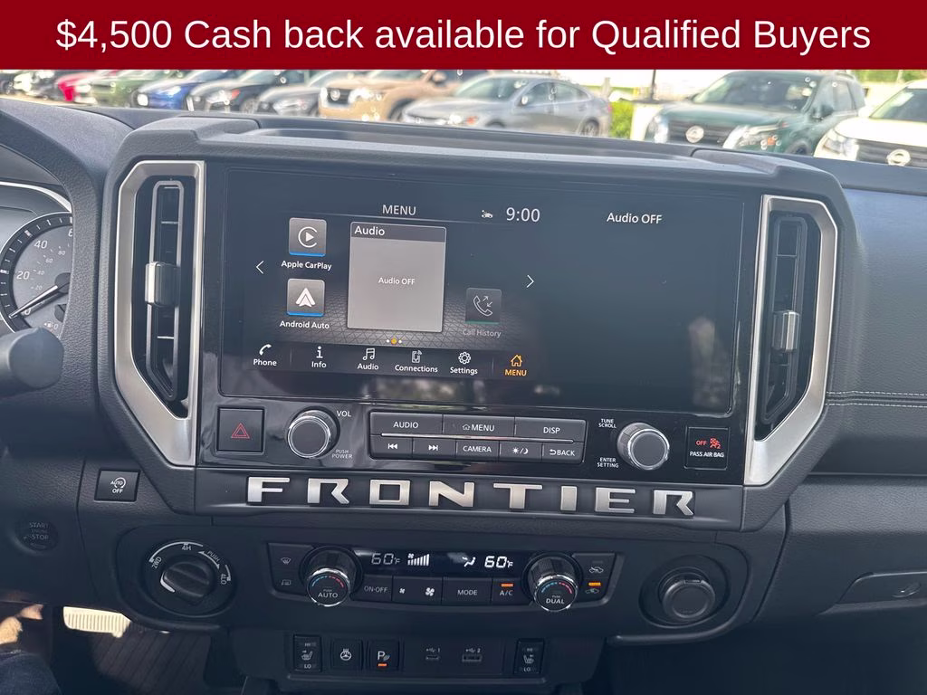 2026 Super Black Nissan Frontier SV 4X4 Truck