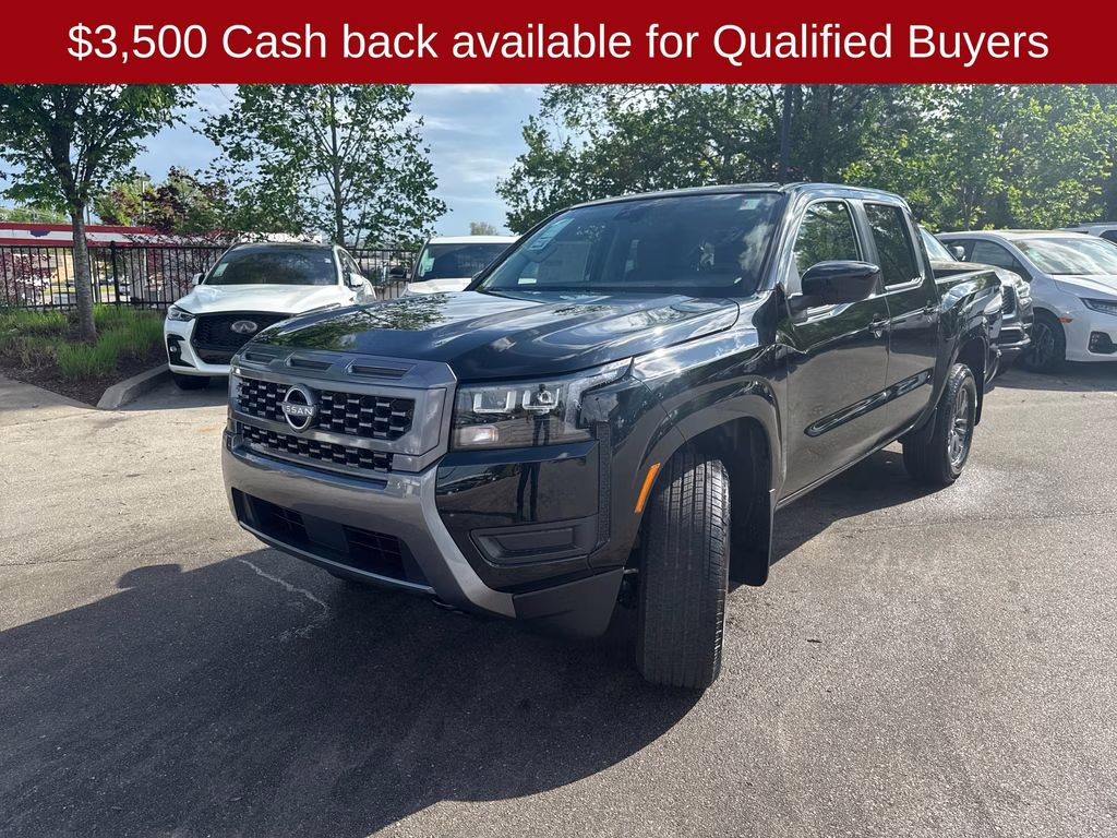 2026 Super Black Nissan Frontier SV 4X4 Truck