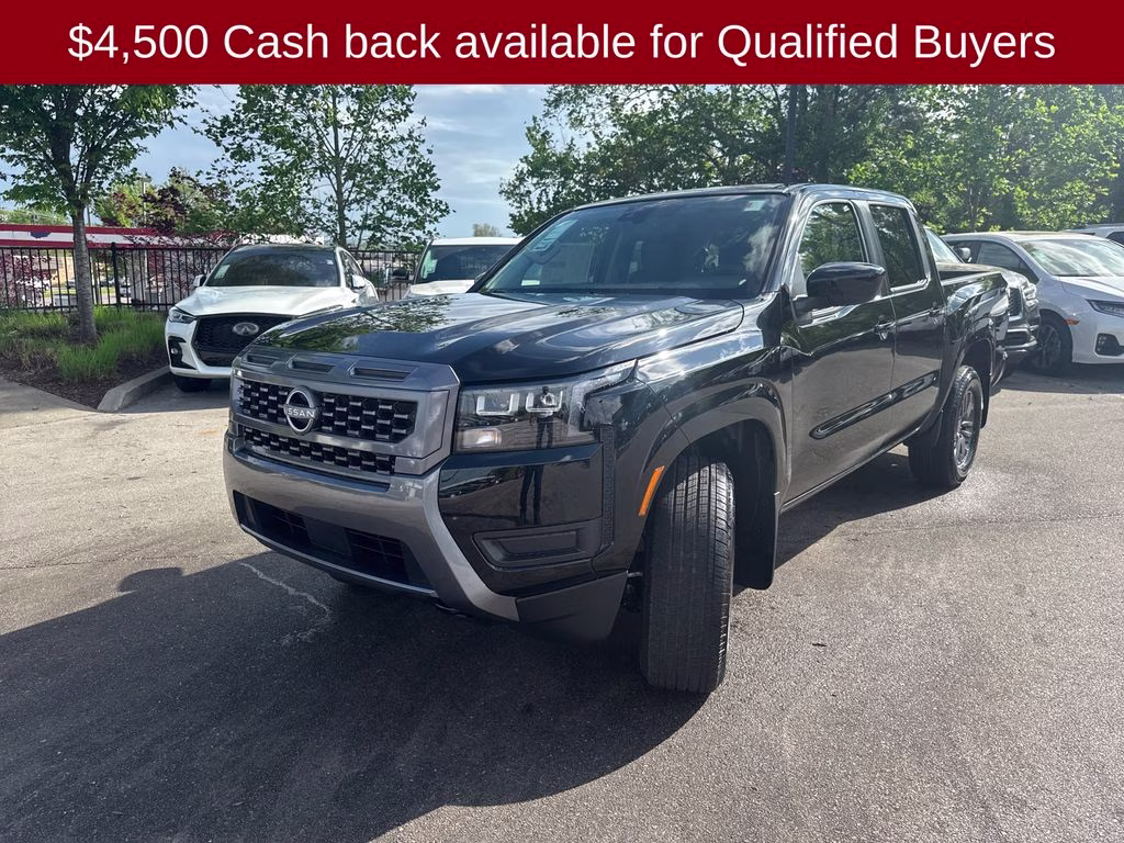 2026 Super Black Nissan Frontier SV 4X4 Truck