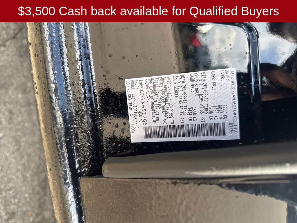 2026 Super Black Nissan Frontier SV 4X4 Truck