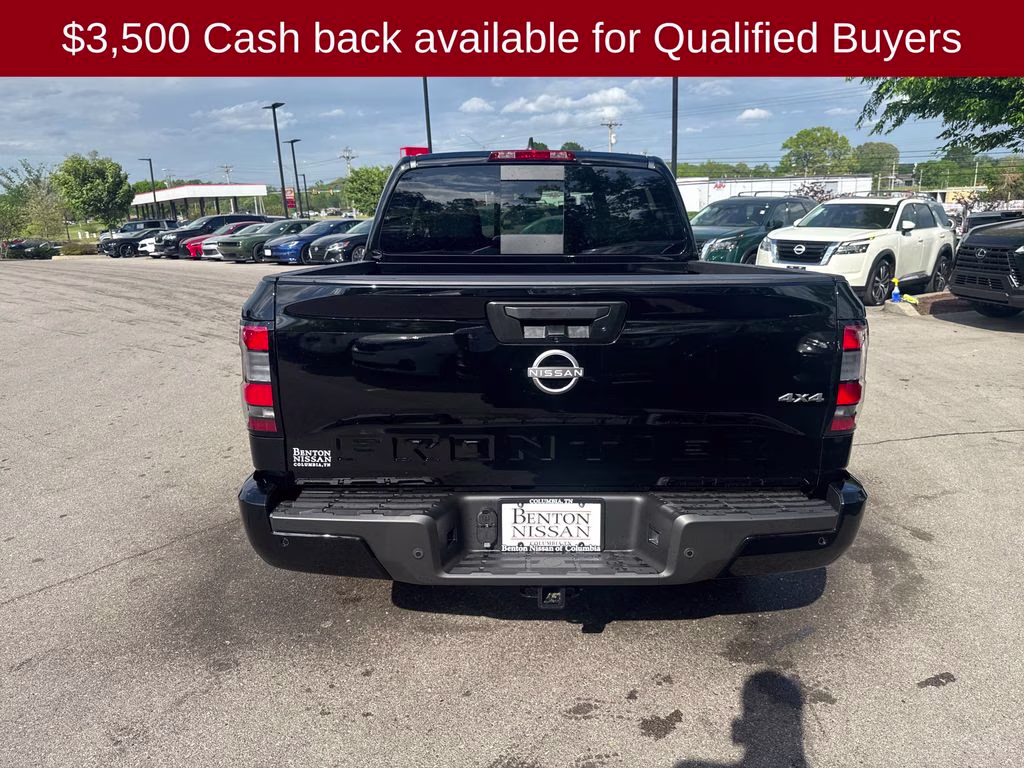 2026 Super Black Nissan Frontier SV 4X4 Truck
