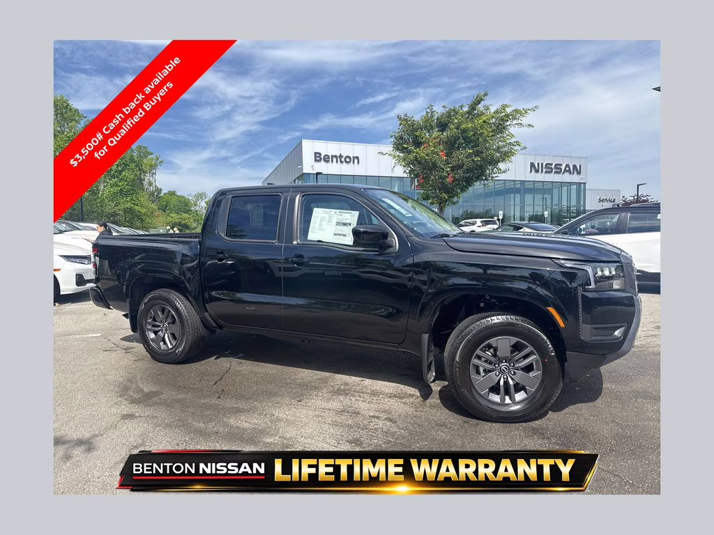 2026 Super Black Nissan Frontier SV 4X4 Truck
