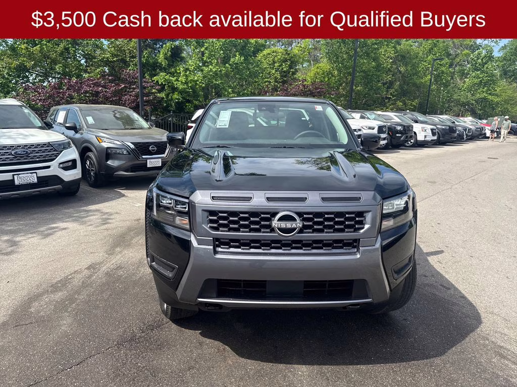 2026 Super Black Nissan Frontier SV 4X4 Truck