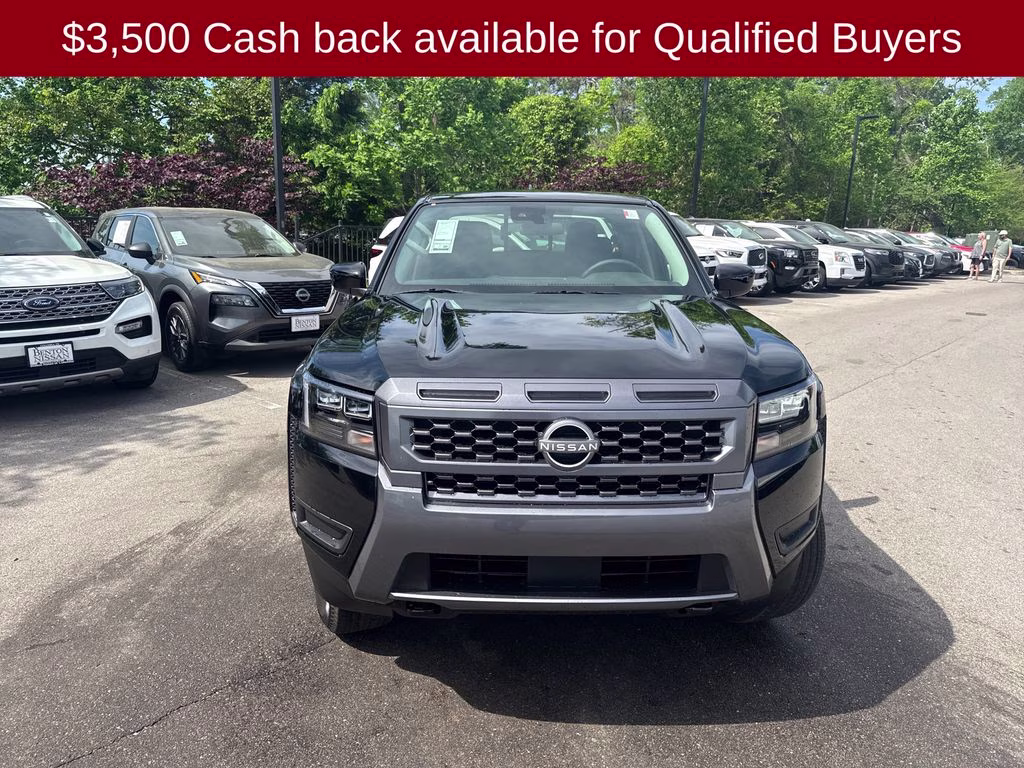 2026 Super Black Nissan Frontier SV 4X4 Truck