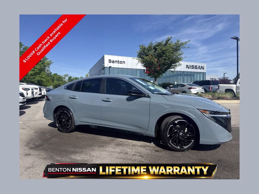 2026 Atlantic Gray Metallic Nissan Sentra SR FWD Sedan