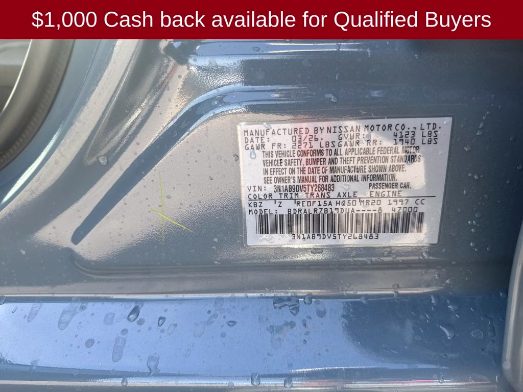 2026 Atlantic Gray Metallic Nissan Sentra SR FWD Sedan