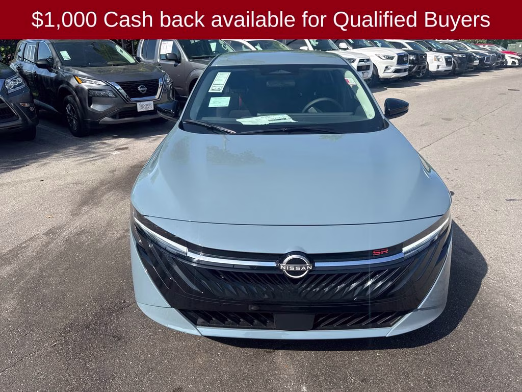 2026 Atlantic Gray Metallic Nissan Sentra SR FWD Sedan