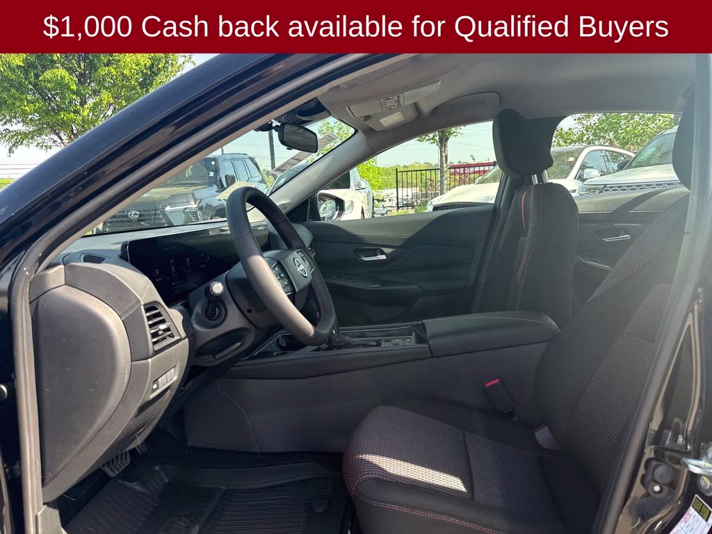 2026 Super Black Nissan Sentra SR FWD Sedan