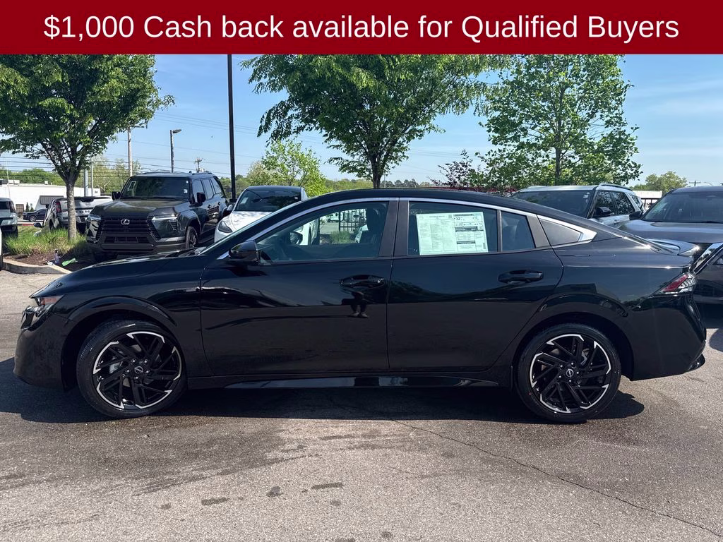 2026 Super Black Nissan Sentra SR FWD Sedan