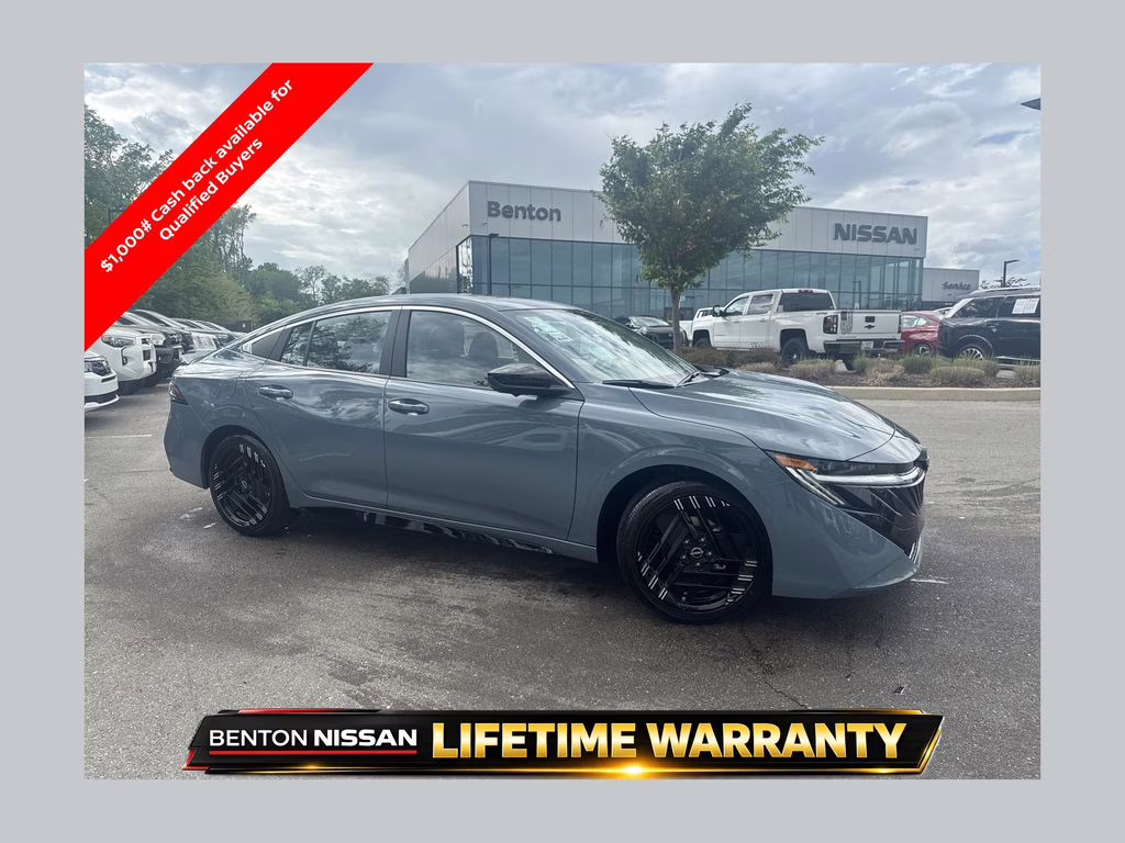 2026 Atlantic Gray Metallic Nissan Sentra SR FWD Sedan