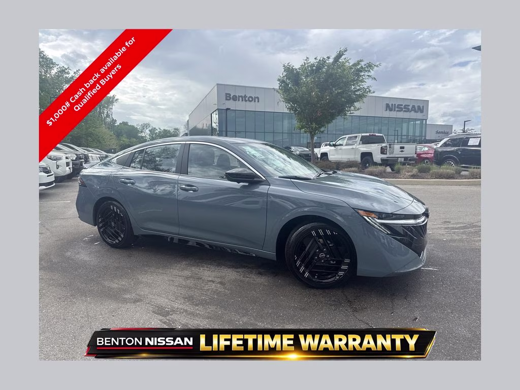 2026 Atlantic Gray Metallic Nissan Sentra SR FWD Sedan