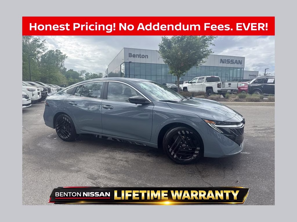 2026 Atlantic Gray Metallic Nissan Sentra SR FWD Sedan