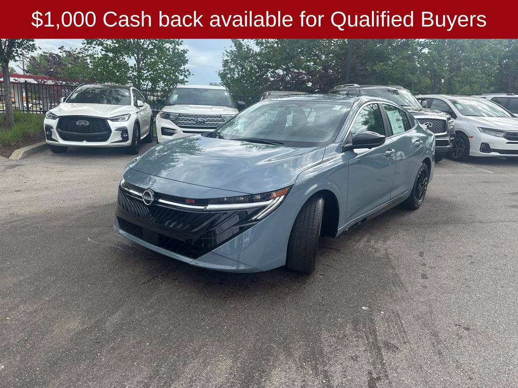 2026 Atlantic Gray Metallic Nissan Sentra SR FWD Sedan