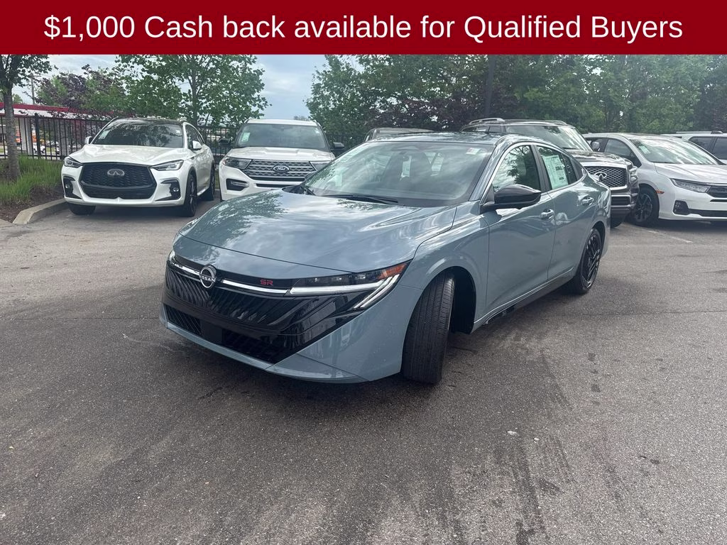 2026 Atlantic Gray Metallic Nissan Sentra SR FWD Sedan