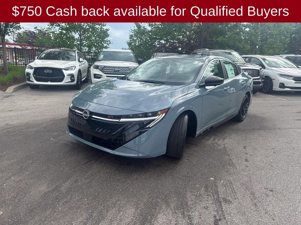 2026 Atlantic Gray Metallic Nissan Sentra SR FWD Sedan