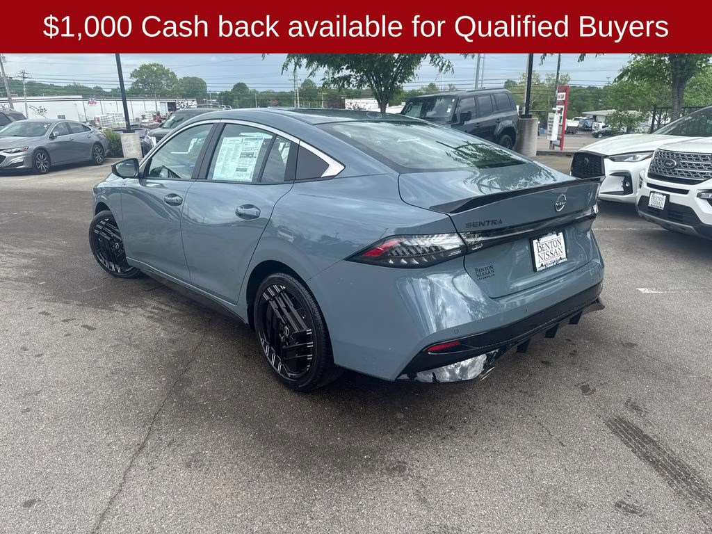 2026 Atlantic Gray Metallic Nissan Sentra SR FWD Sedan