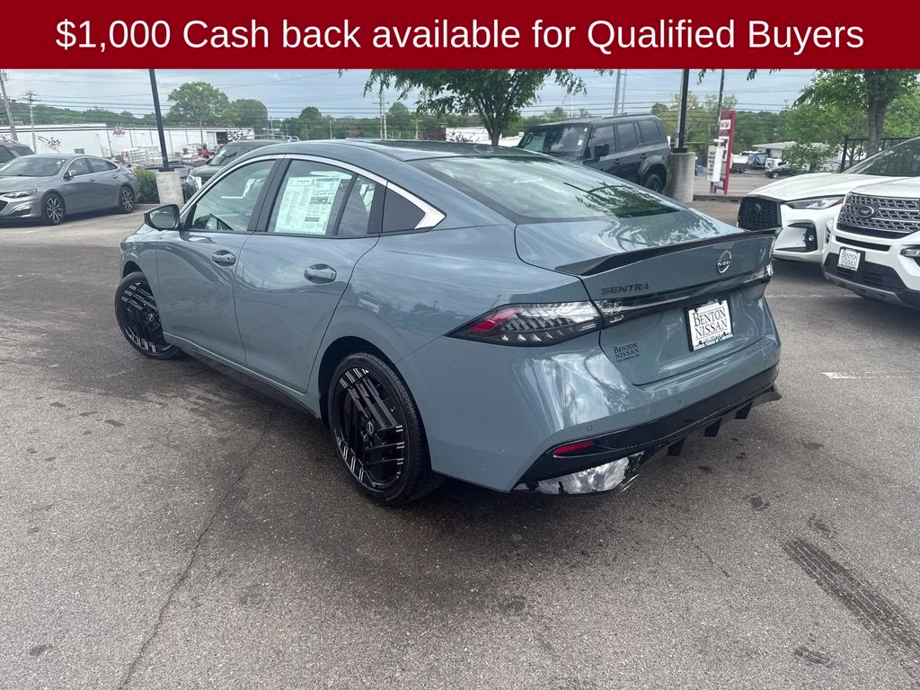 2026 Atlantic Gray Metallic Nissan Sentra SR FWD Sedan