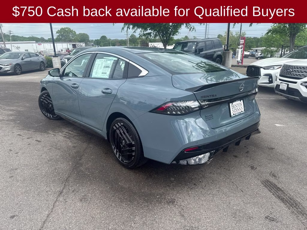 2026 Atlantic Gray Metallic Nissan Sentra SR FWD Sedan