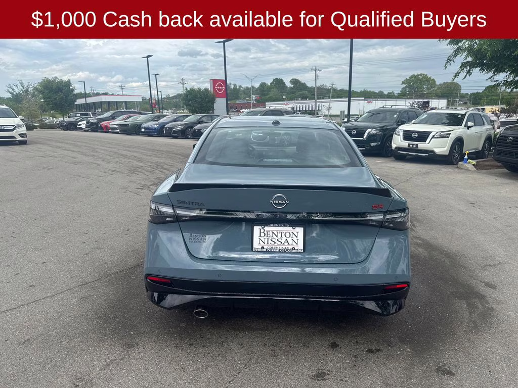 2026 Atlantic Gray Metallic Nissan Sentra SR FWD Sedan