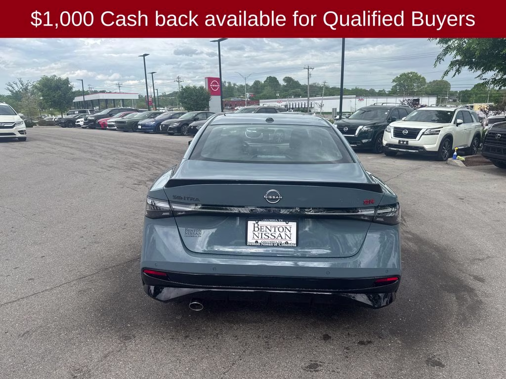 2026 Atlantic Gray Metallic Nissan Sentra SR FWD Sedan