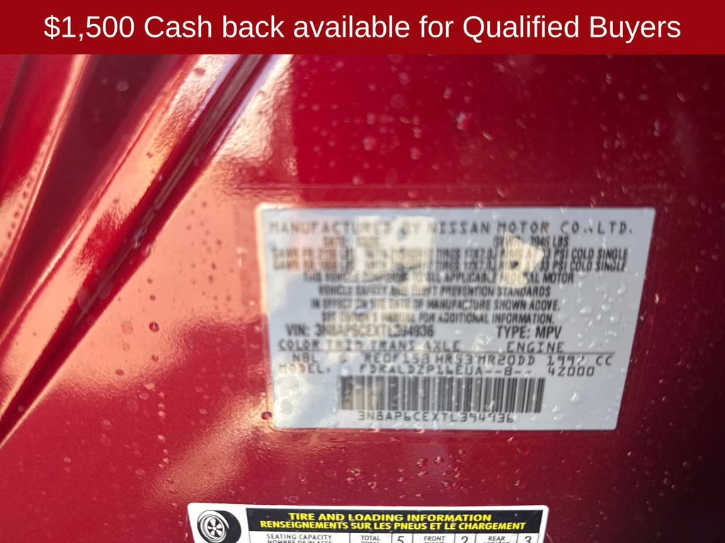 2026 Scarlet Ember Tintcoat Nissan Kicks SV FWD SUV