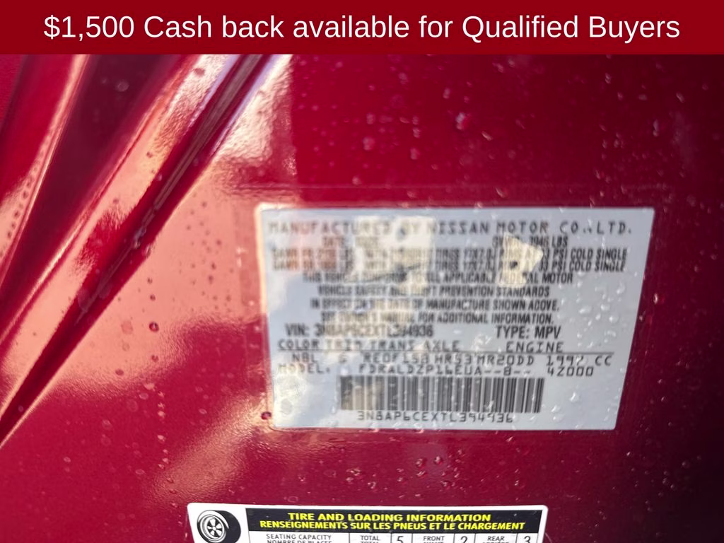 2026 Scarlet Ember Tintcoat Nissan Kicks SV FWD SUV