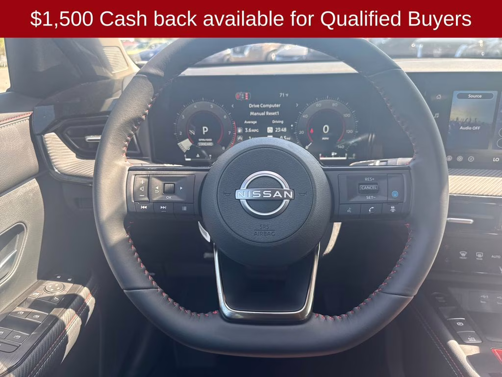 2026 Aspen White/Super Black Nissan Kicks SR FWD SUV