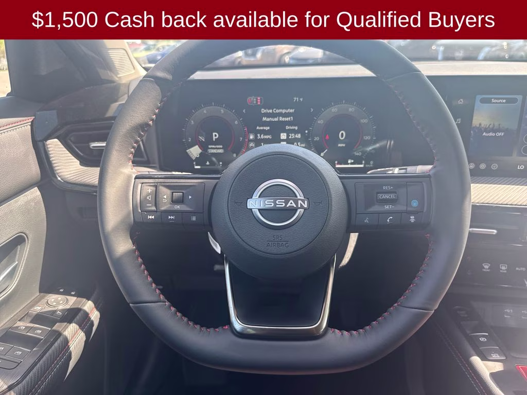 2026 Aspen White/Super Black Nissan Kicks SR FWD SUV