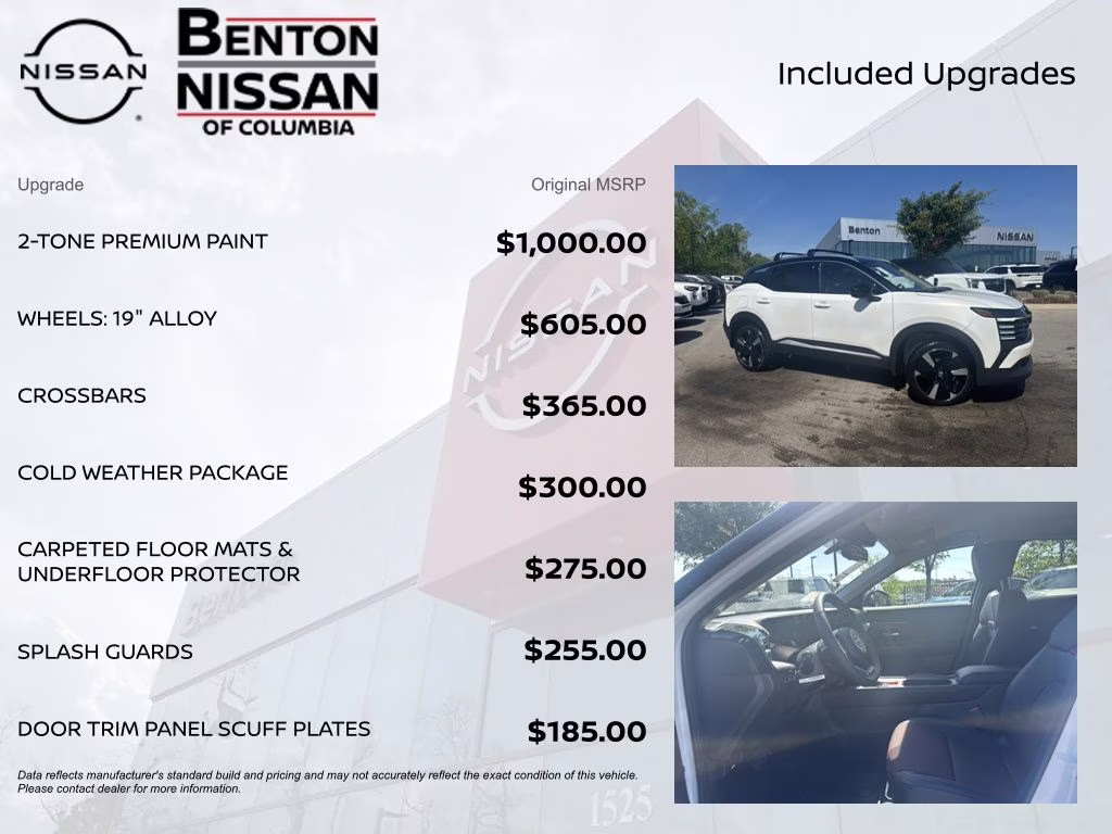 2026 Aspen White/Super Black Nissan Kicks SR FWD SUV