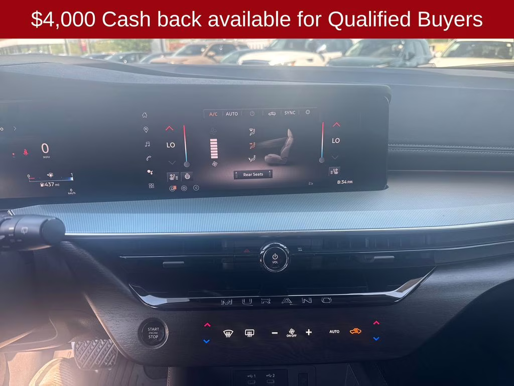 2026 Super Black Nissan Murano Platinum AWD SUV