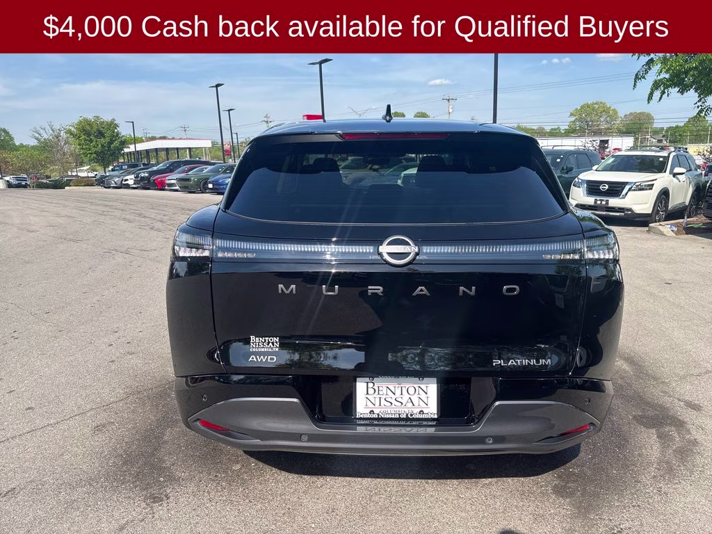 2026 Super Black Nissan Murano Platinum AWD SUV