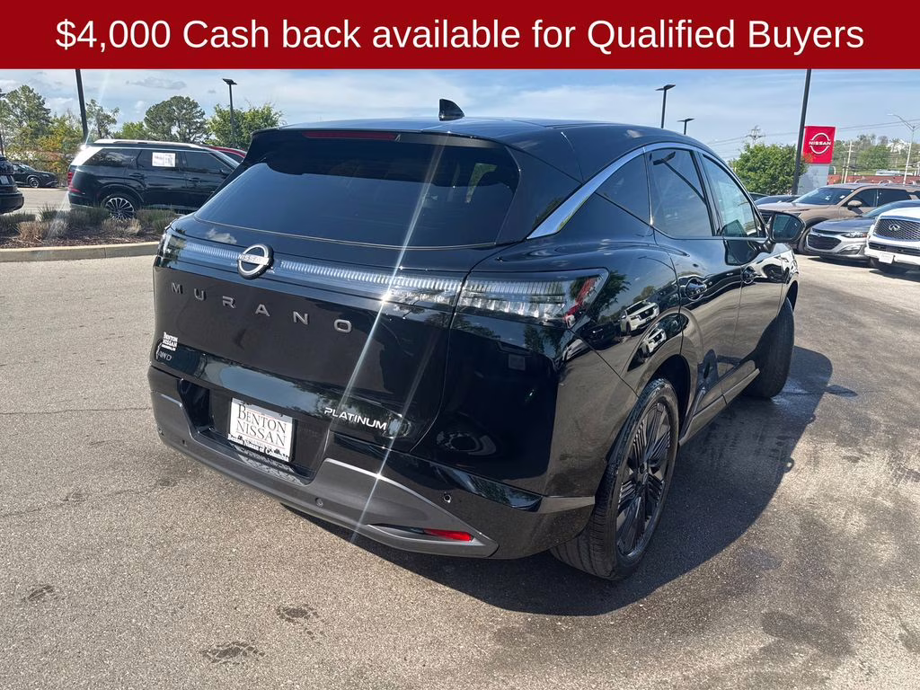 2026 Super Black Nissan Murano Platinum AWD SUV