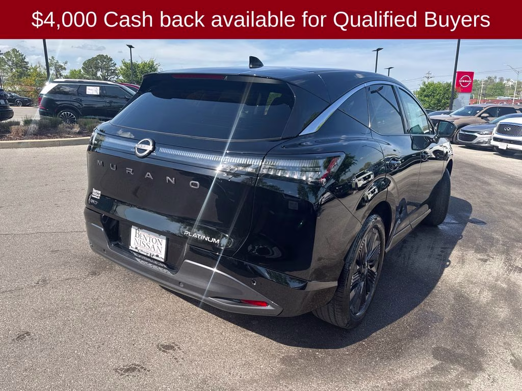 2026 Super Black Nissan Murano Platinum AWD SUV