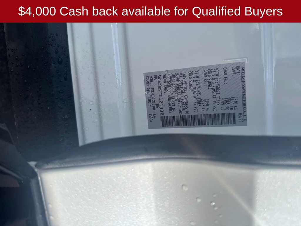 2026 Everest White Pearl Tricoat Nissan Murano Platinum AWD SUV
