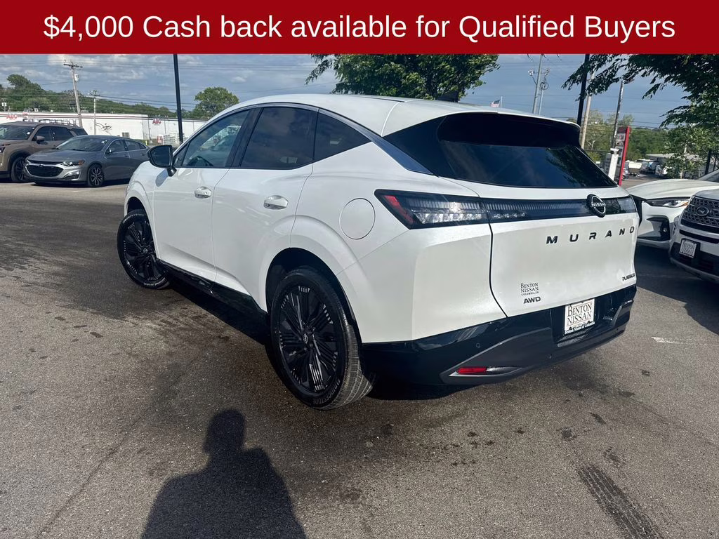 2026 Everest White Pearl Tricoat Nissan Murano Platinum AWD SUV