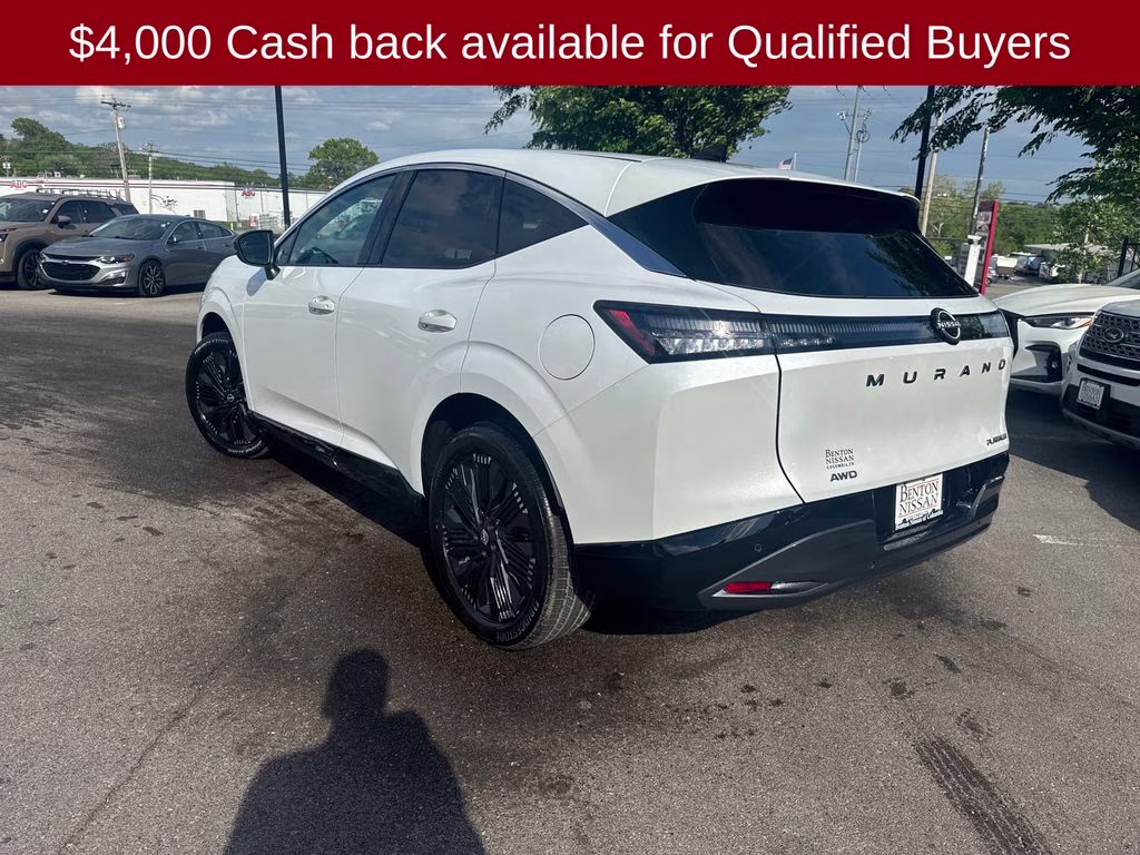 2026 Everest White Pearl Tricoat Nissan Murano Platinum AWD SUV