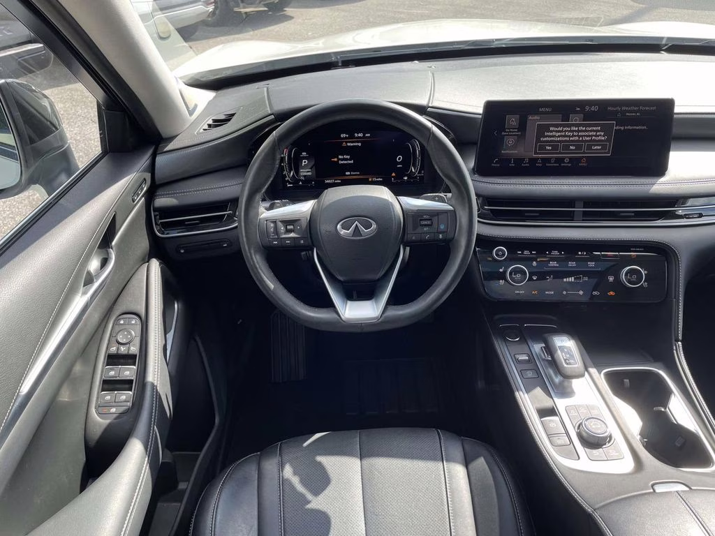 2023 Majestic White INFINITI QX60 LUXE FWD SUV