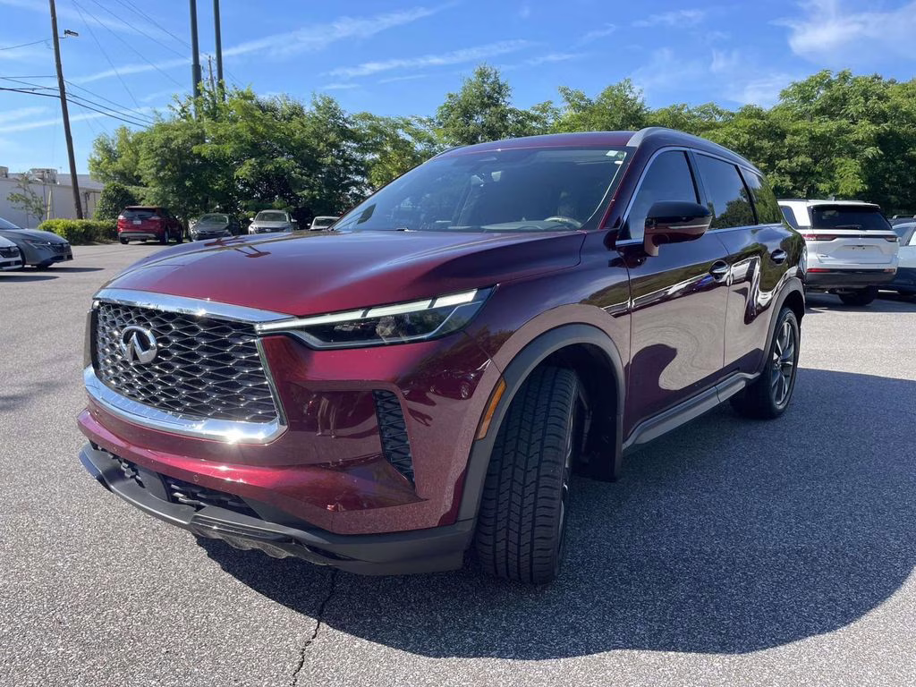 2023 Deep Bordeaux INFINITI QX60 LUXE FWD SUV