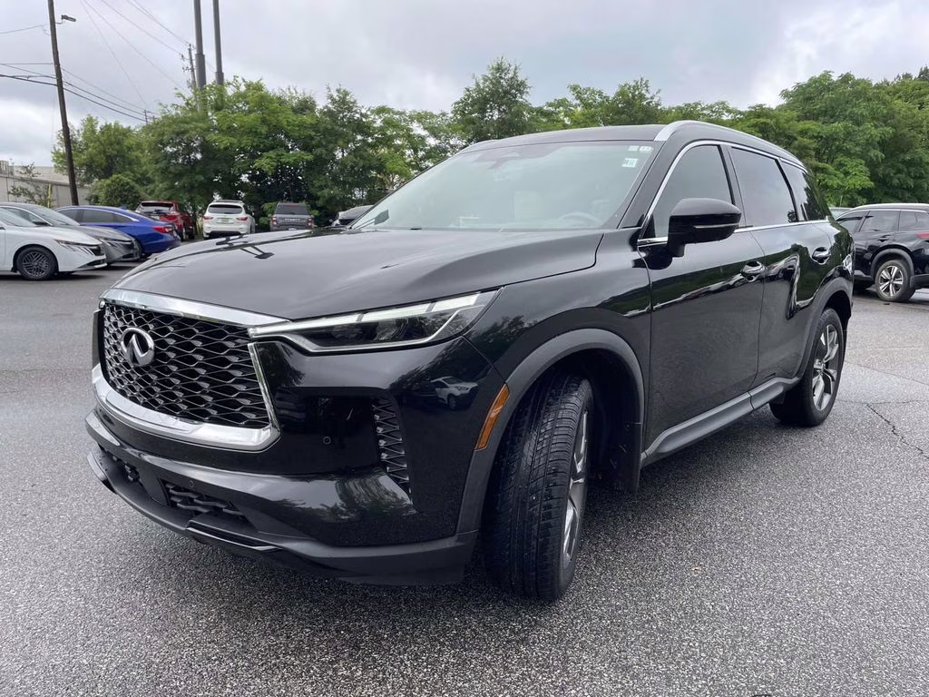 2023 Mineral Black INFINITI QX60 LUXE FWD SUV