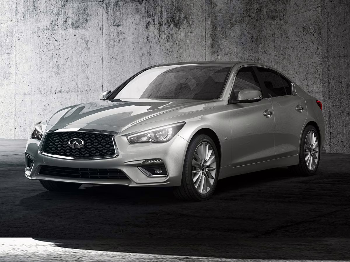 2023 Black Obsidian INFINITI Q50 LUXE AWD Sedan