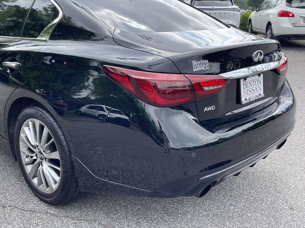 2023 Black Obsidian INFINITI Q50 LUXE AWD Sedan