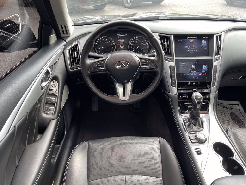 2023 Black Obsidian INFINITI Q50 LUXE AWD Sedan
