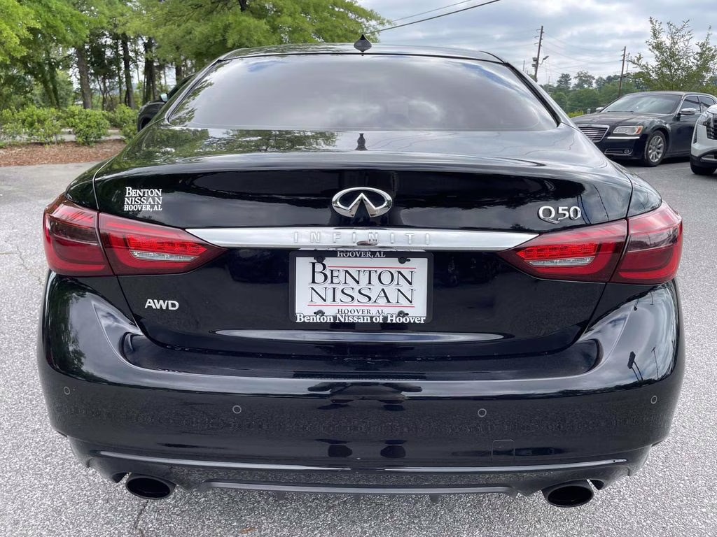 2023 Black Obsidian INFINITI Q50 LUXE AWD Sedan